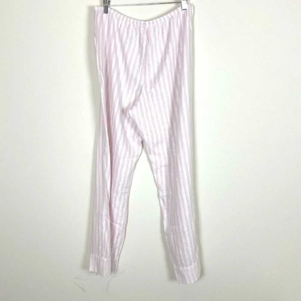 2/$30 Victoria's‎ Secret Pink White Striped Pajama Pants Large - Picture 3 of 3